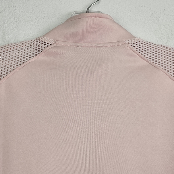 GUESS Track Jogging Jacket Light Logo Full Zip Pink Sz L Activewear Y2K Casual - Picture 6 of 12